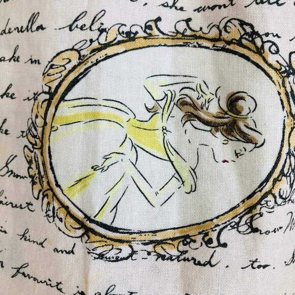 Cosplay Skirt Cinderella Snow White Princesses Print Handmade Hi Stretch 28” - Picture 5 of 11